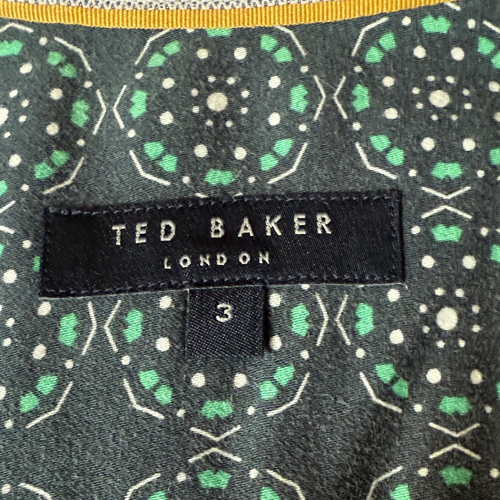 Ted Baker Gray/blue Casual Button-Down Shirt - Picture 7 of 7